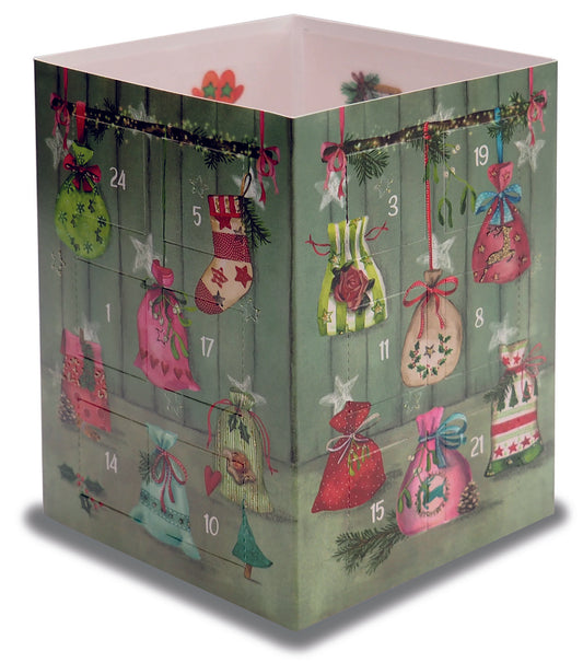 Leuchtender Adventskalender "Säckchen"