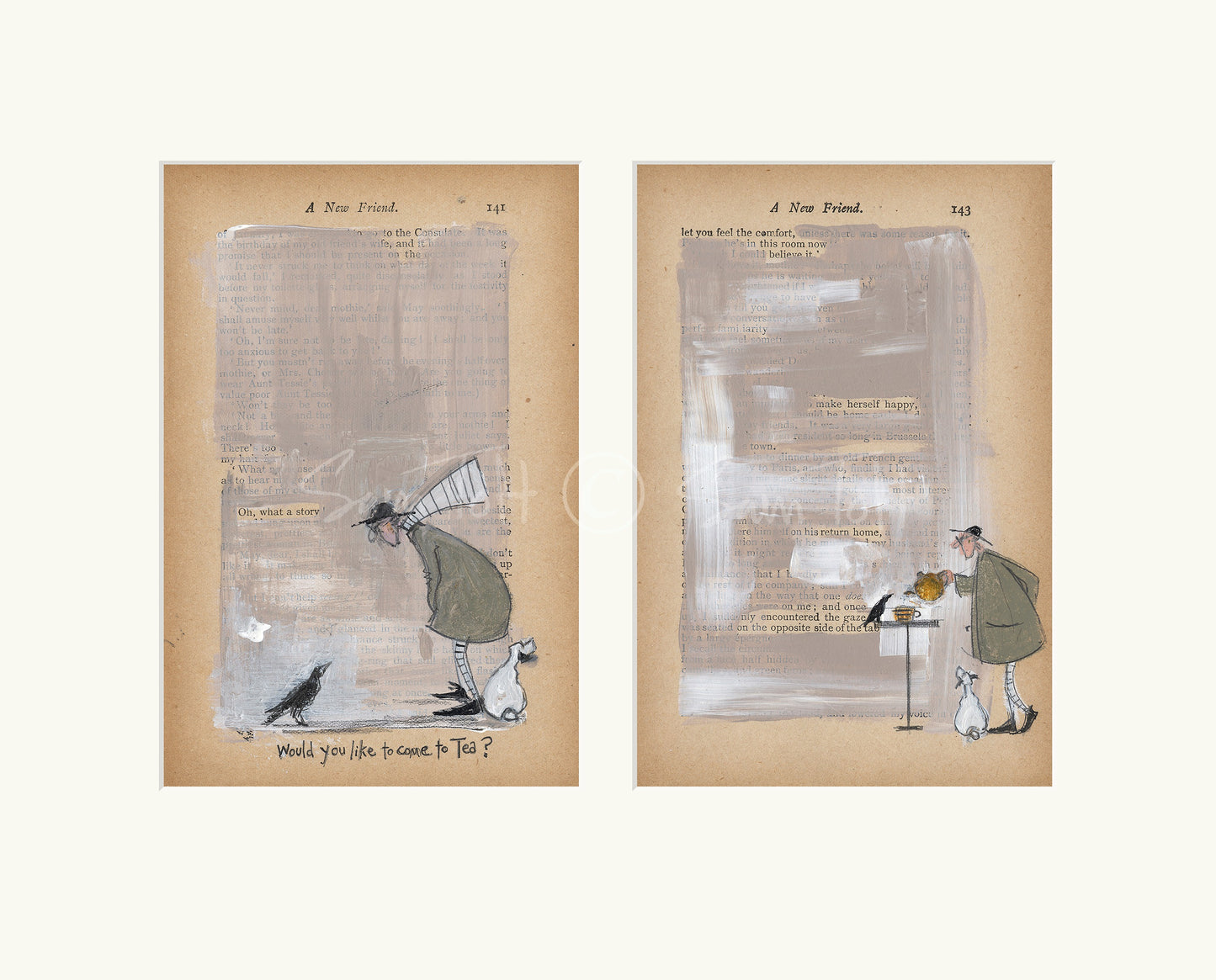 Giclée-Druck "A New Friend"