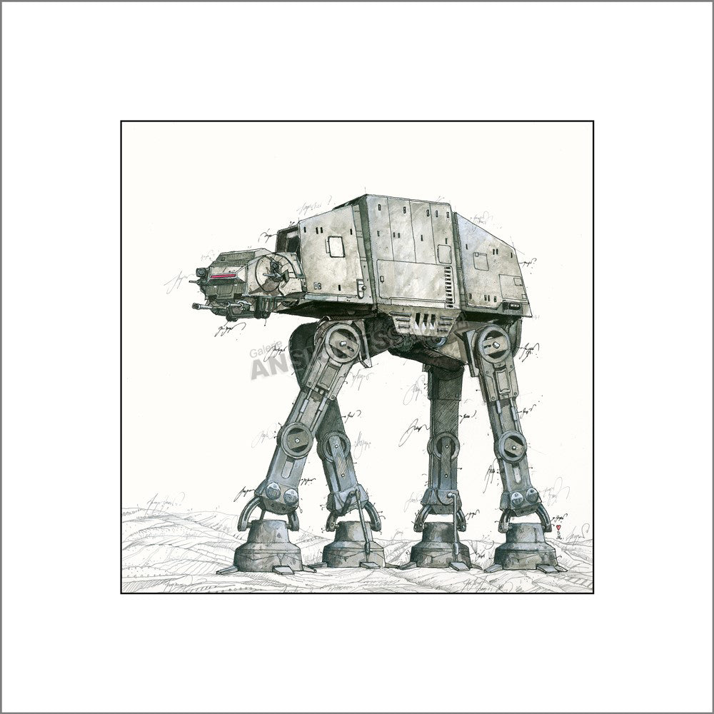 Kunstdruck "AT-AT"