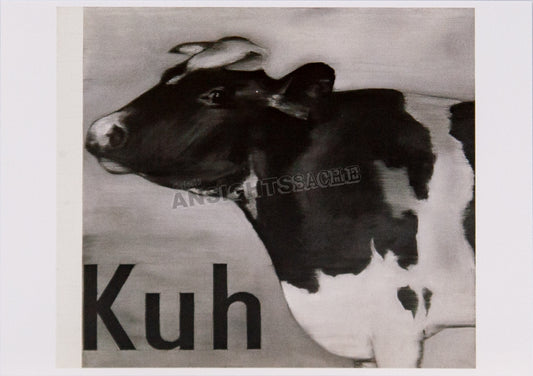 Postkarte "Gerhard Richter - Kuh"