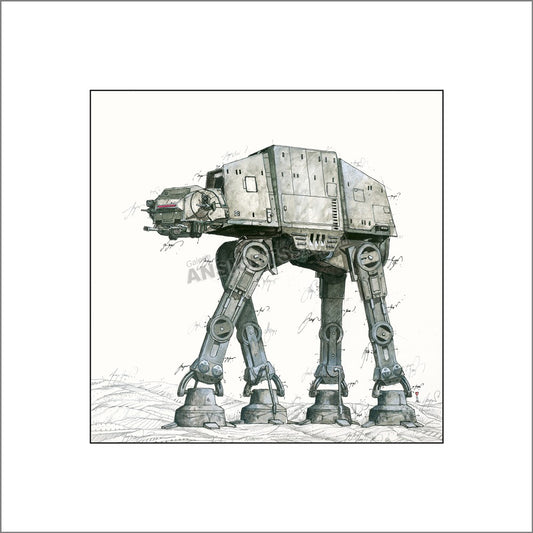 Kunstdruck "AT-AT"