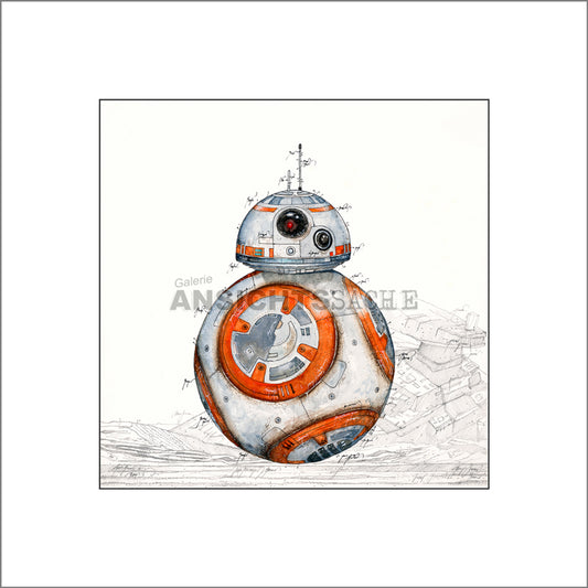 Kunstdruck "BB8"