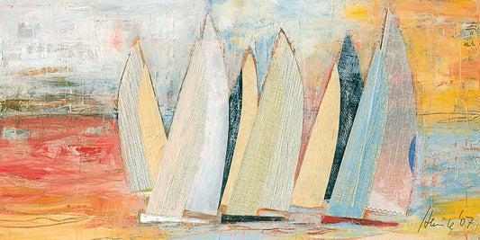 Segelbild "Orange Racing"