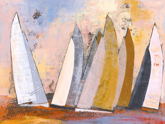 Segelbild "Abends auf See"