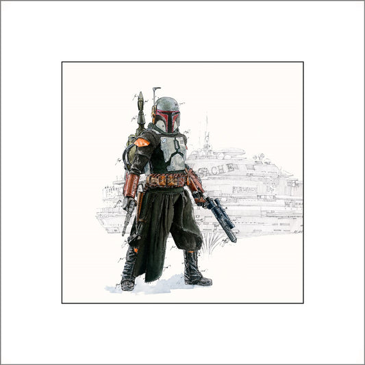 Kunstdruck "Boba Fett"