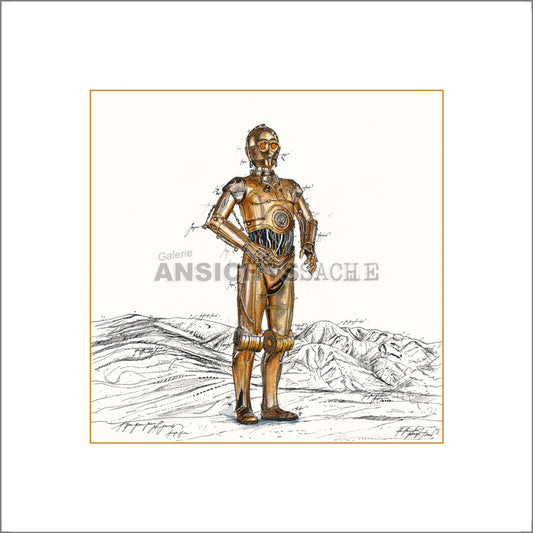Kunstdruck "C-3PO"