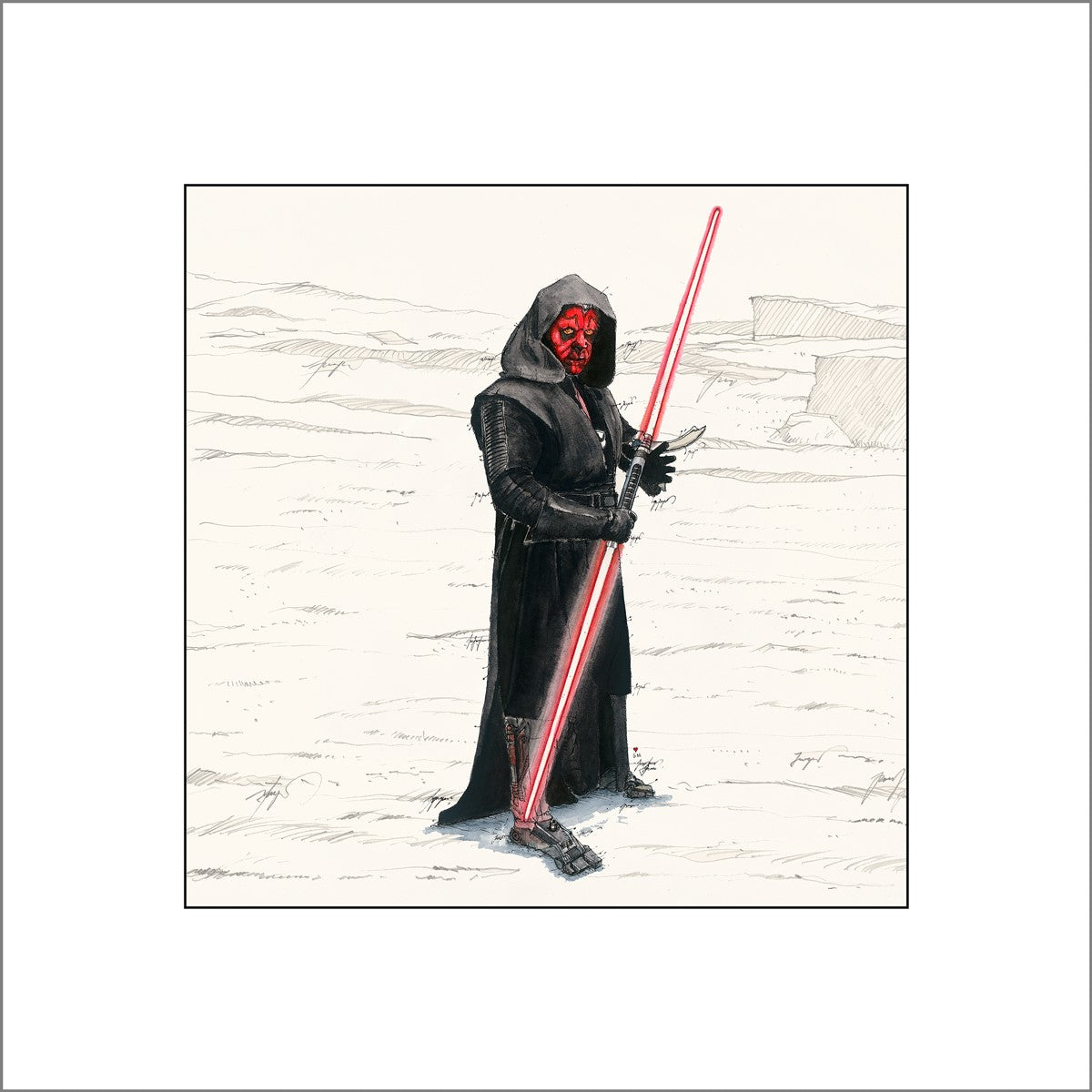 Kunstdruck "Darth Maul"