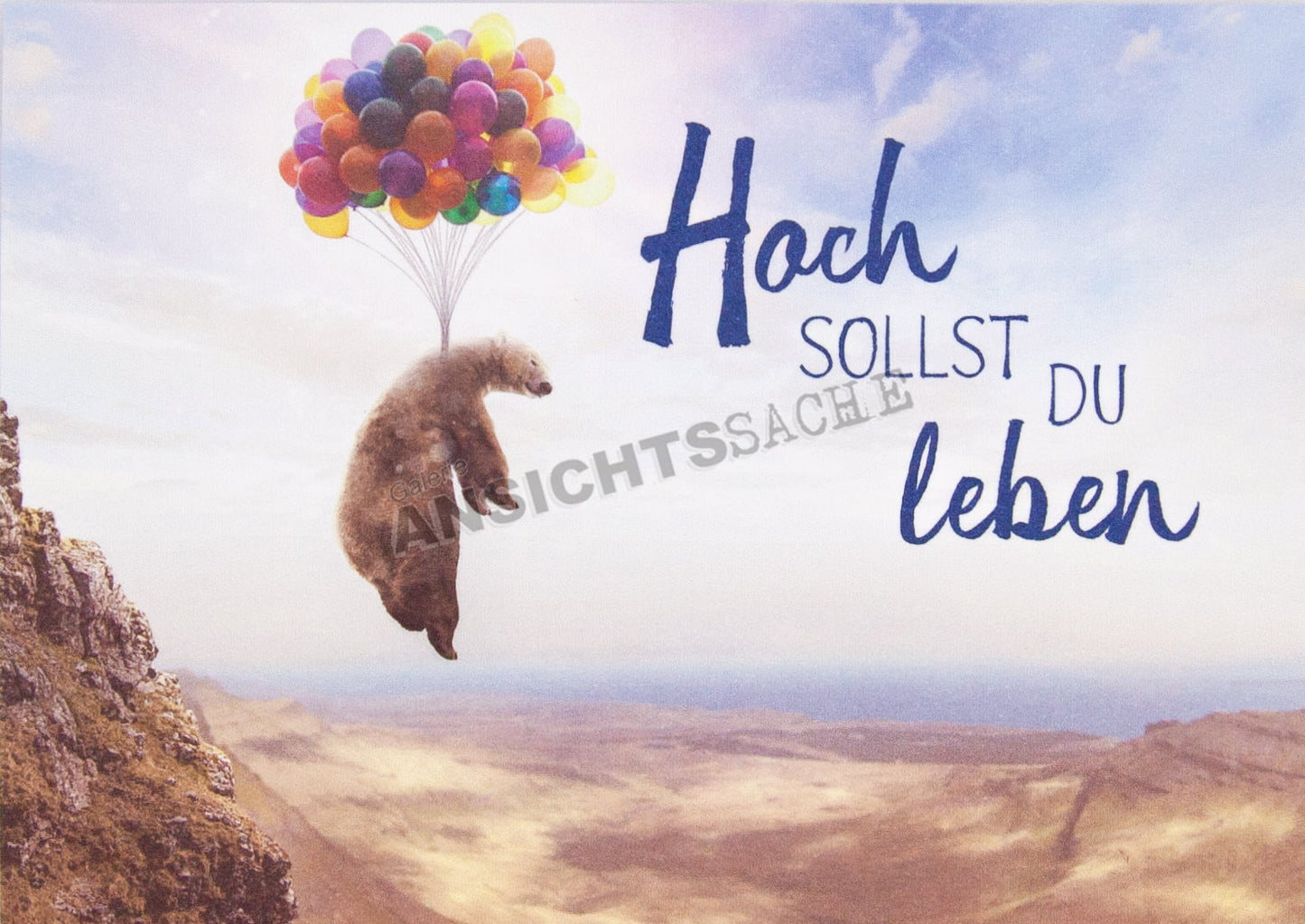 Geburtstagskarte "Hoch sollst du leben"