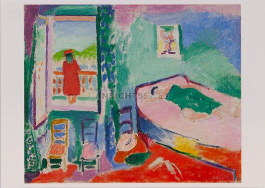 Postkarte "Henri Matisse - Interieur in Collioure (Die Siesta)"