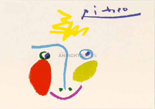 Postkarte "Pablo Picasso - La Lavandière"