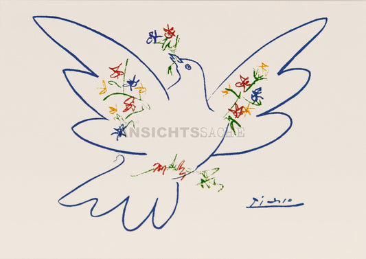 Postkarte "Pablo Picasso - Taube/ Colombe du Festival de la Je