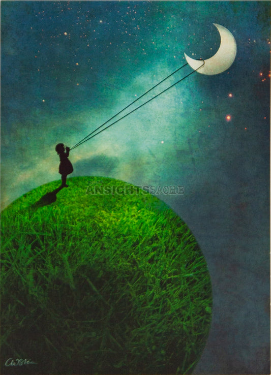 Postkarte "Catrin Welz-Stein - Mond"
