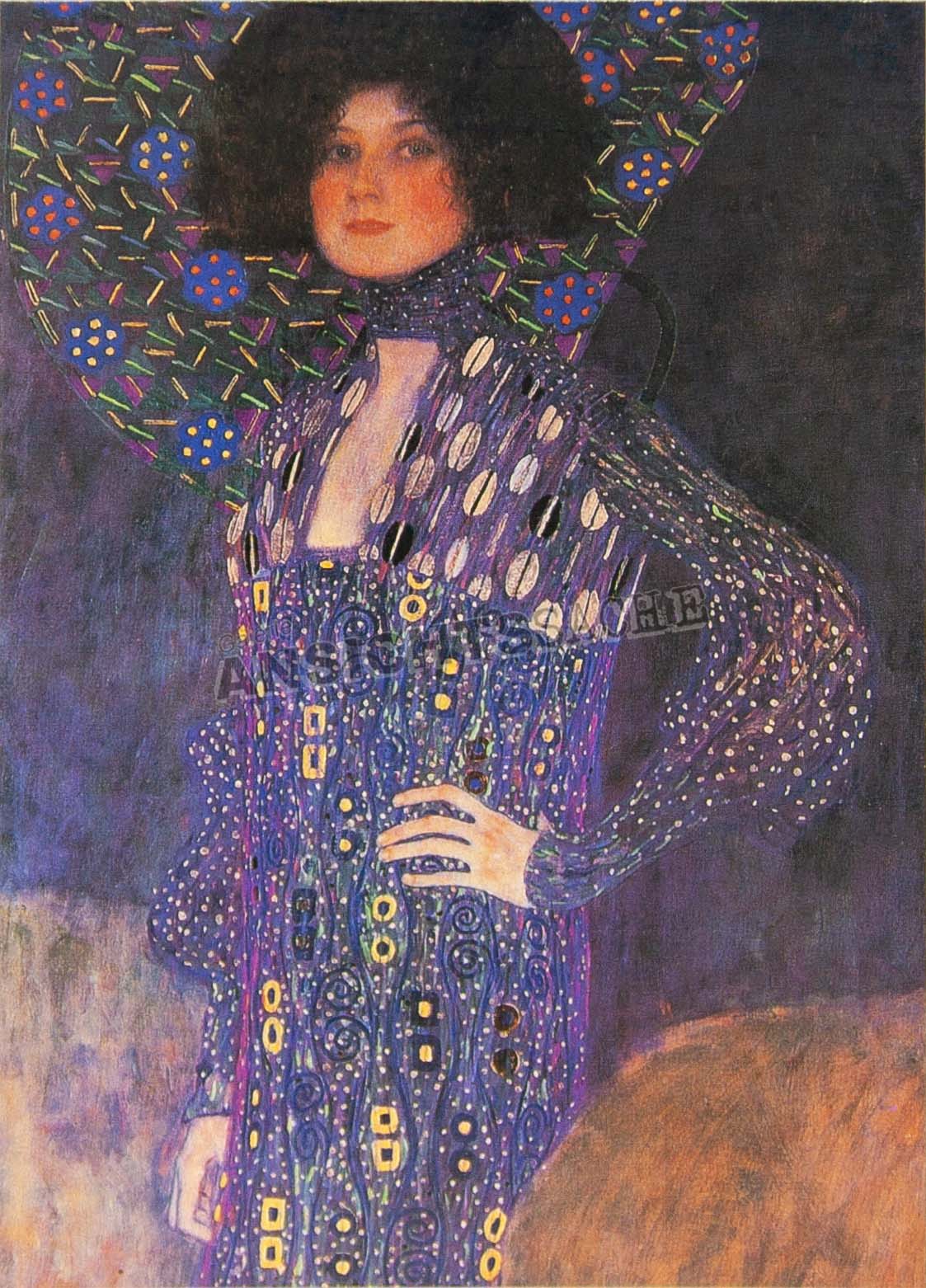 Postkarte "Gustav Klimt - Porträt Emilie Flöge"