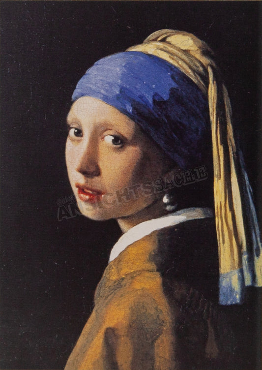 Postkarte "Jan Vermeer van Delft - Das Mädchen mit dem Perlenohrring"