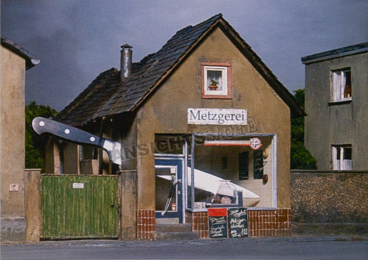 Postkarte "Frank Kunert - Geschnitten oder am Stück"