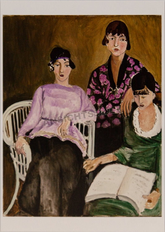 Postkarte "Henri Matisse - Die drei Schwestern"