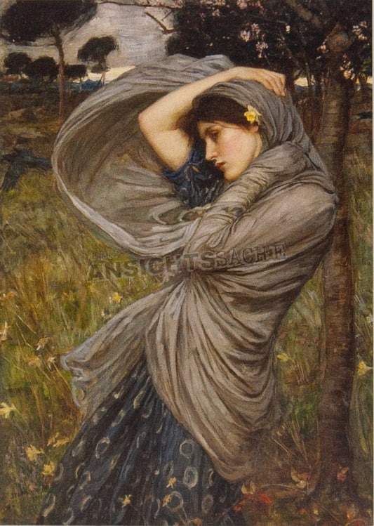 Postkarte "John William Waterhouse - Boreas"
