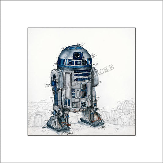 Kunstdruck "R2D2"